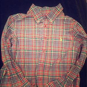 Ralph Lauren size8 button down shirt